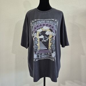 H & M Dark Gray Divided Graphic Tee
